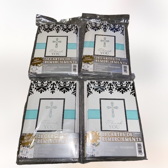 Christian Thank You Cards - 80 Count - Picture 2 of 2